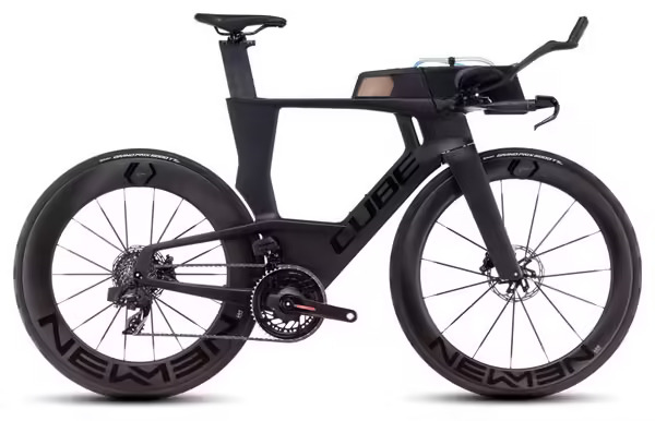 Vélo de Triathlon Cube Aerium C:68X SLX Sram Force AXS 12V 700 mm Gris Carbon Noir 2025 – Image 11