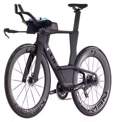 Vélo de Triathlon Cube Aerium C:68X SLX Sram Force AXS 12V 700 mm Gris Carbon Noir 2025 – Image 9