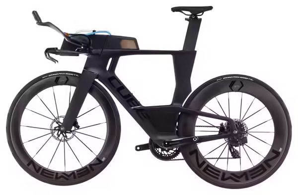 Vélo de Triathlon Cube Aerium C:68X SLX Sram Force AXS 12V 700 mm Gris Carbon Noir 2025 – Image 8