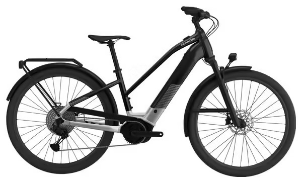 VTC Électrique Cannondale Tesoro Neo X 3 StepThru Shimano Cues 9V 500 Wh 27.5'' Noir/Gris